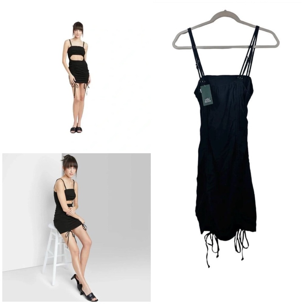 Black Strappy Mini Dress